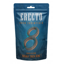 Double Cock Ring liquid silicone - Erecto