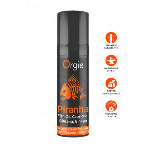 Crème stimulante Piranha Power Cream - Orgie