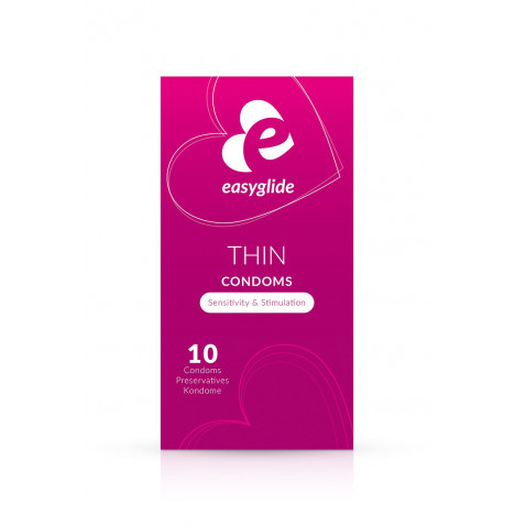 10 préservatifs Extra Fins - EasyGlide