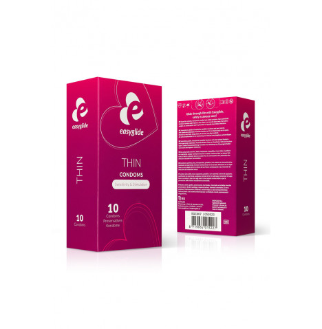 10 préservatifs Extra Fins - EasyGlide