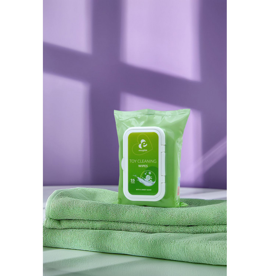 25 lingettes Lingettes nettoyantes pour sextoys - EasyGlide