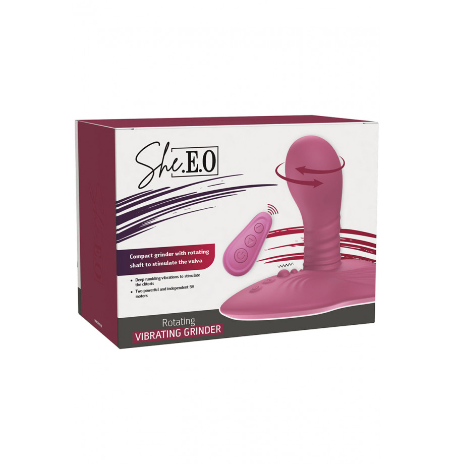 Stimulateur Grinder rotatif double moteur - She.E.O
