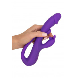 Vibro Rabbit avec tickler flexible - Sweet Smile