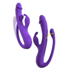 Vibro Rabbit avec tickler flexible - Sweet Smile