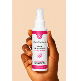 Huile de massage BIO barbe à papa - Divinextases