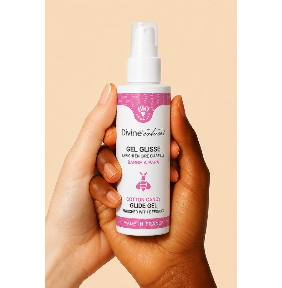 Lubrifiant Bio Barbe à papa 100ml - Divinexstases