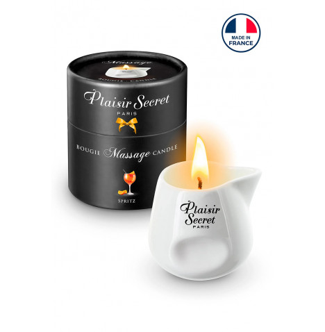 Bougie de massage gourmande Spritz - Plaisir secret