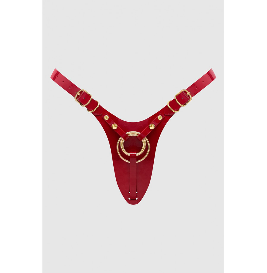 Harnais Fabulous rouge vernis - Strap On Me