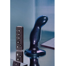 Dildo fingering et vibrant bleu - Strap On Me