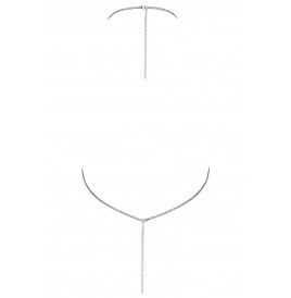 Top en métal argenté - Cottelli Accessoires