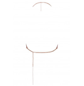 Top en métal doré rose - Cotelli Accessoires