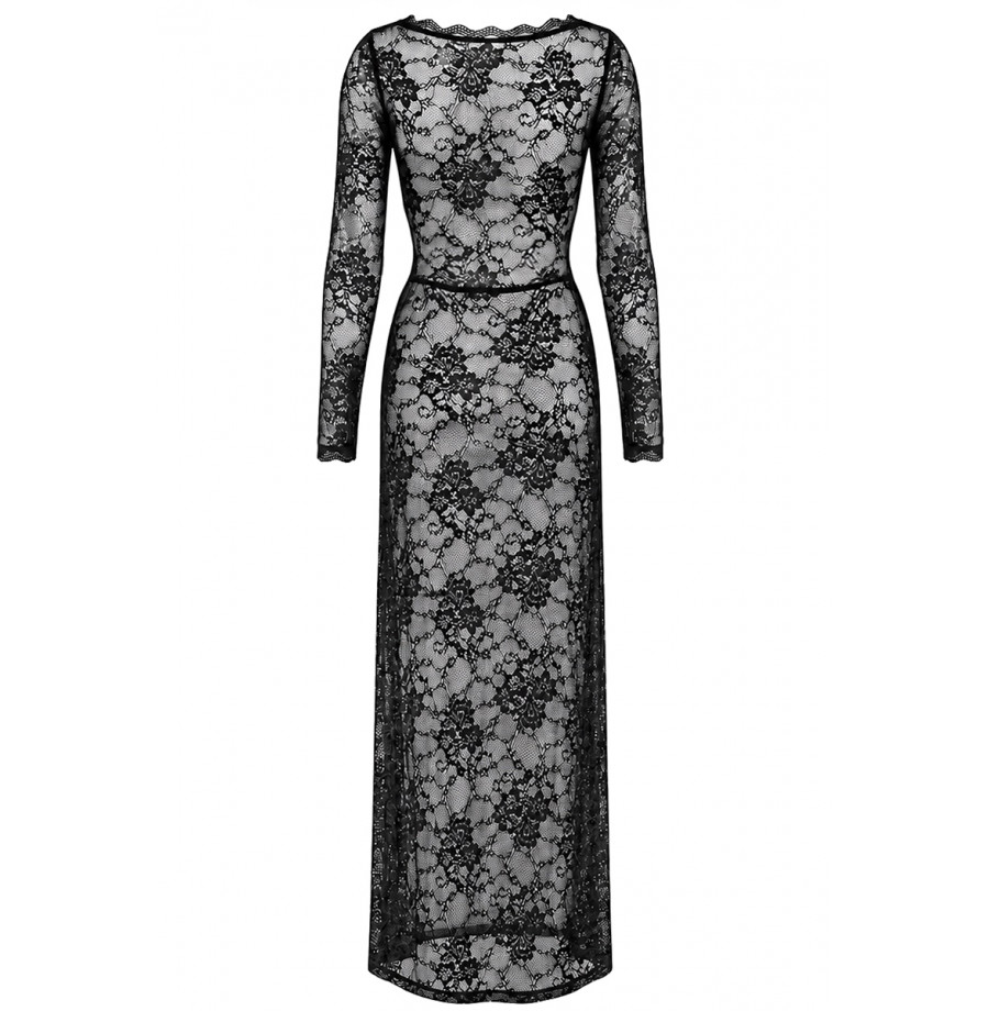 Robe longue One More Kiss F405 - Noir Handmade