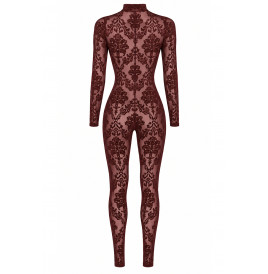 Combinaison 3 zips Masquerade F421 - Noir Handmade