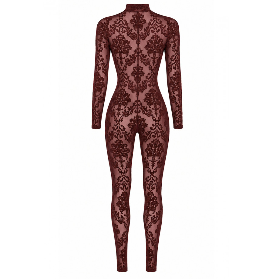 Combinaison 3 zips Masquerade F421 - Noir Handmade