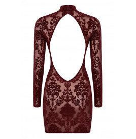 Mini robe Masquerade F423 - Noir Handmade