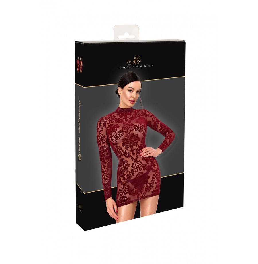 Mini robe Masquerade F423 - Noir Handmade
