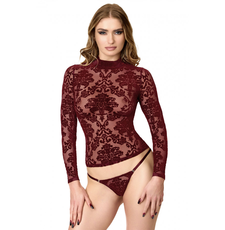Top Masquerade F425 - Noir Handmade
