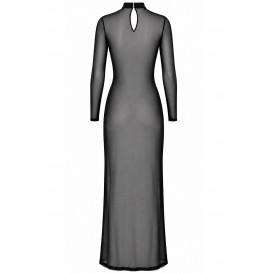 Robe longue Do Not Disturb F410 - Noir Handmade