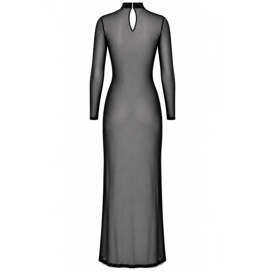Robe longue Do Not Disturb F410 - Noir Handmade