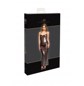 Robe longue Moondust F427 - Noir Handmade