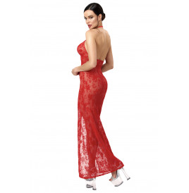 Robe longue Plaything F418 - Noir Handmade