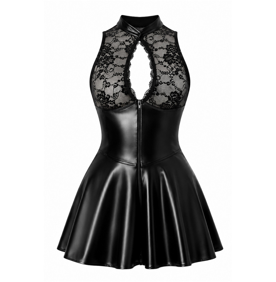 Mini robe One More Kiss F404 - Noir Handmade