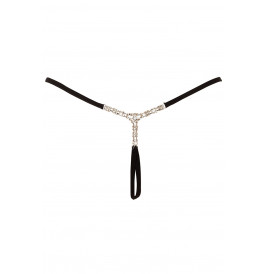 String ouvert bijou strass - Cotelli Lingerie