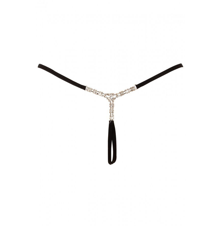 String ouvert bijou strass - Cotelli Lingerie