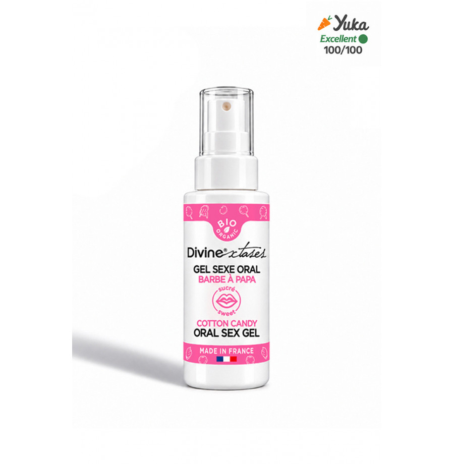 Gel sexe oral barbe à papa - Divinextases