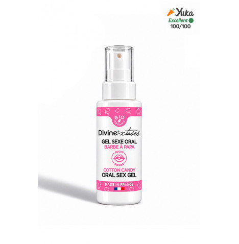 Gel sexe oral barbe à papa - Divinextases