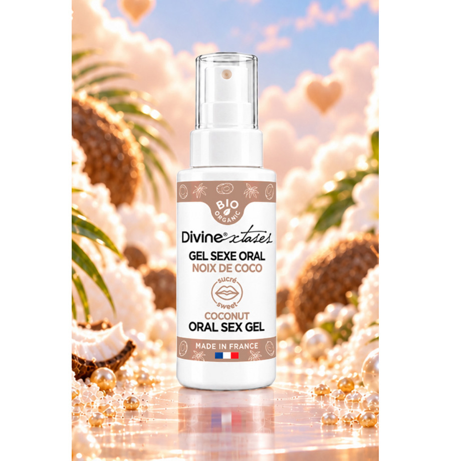 Gel sexe oral noix de coco - Divinextases