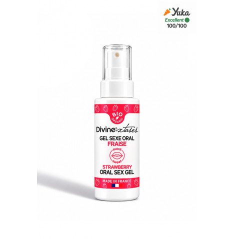 Gel sexe oral fraise - Divinextases